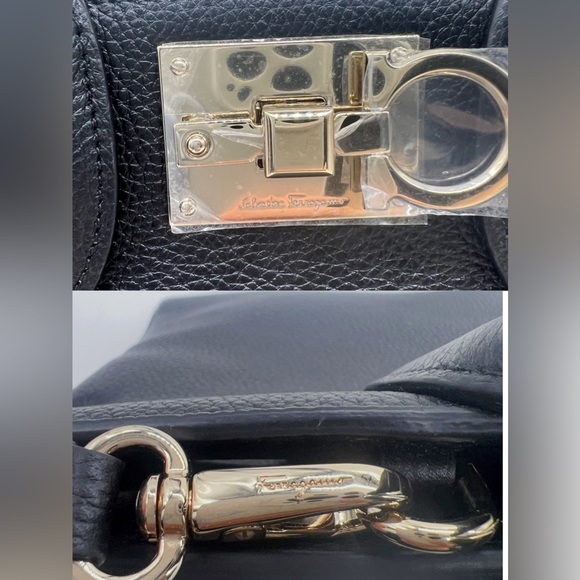 Salvatore Ferragamo  Small The Studio Leather Top Handle Bag - Picture 16 of 17